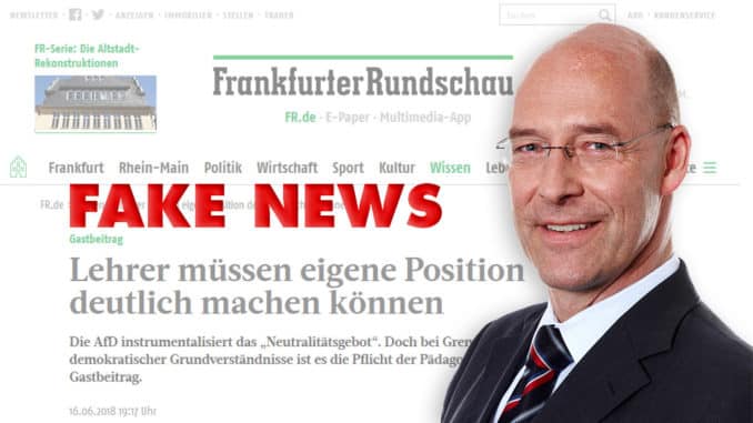 Unterlassungserklärung der Frankfurter Rundschau bzgl. Verbreitung von Fakenews über AfD Hamburg